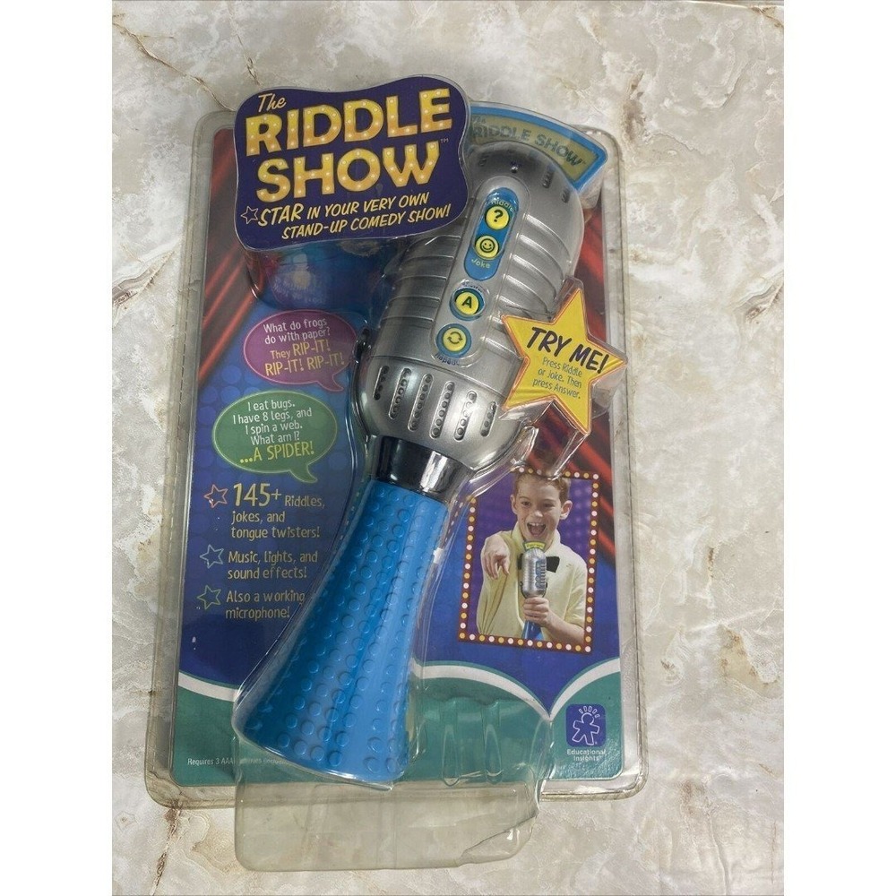 Educational Insights‎ The Riddle Show Microphone Fun Kids Toy SEALED NEW
